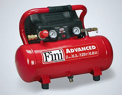 2 Gallon Portable Electric Hotdog Air Compressor 125 PSI 0.5 HP Oil Free Pump