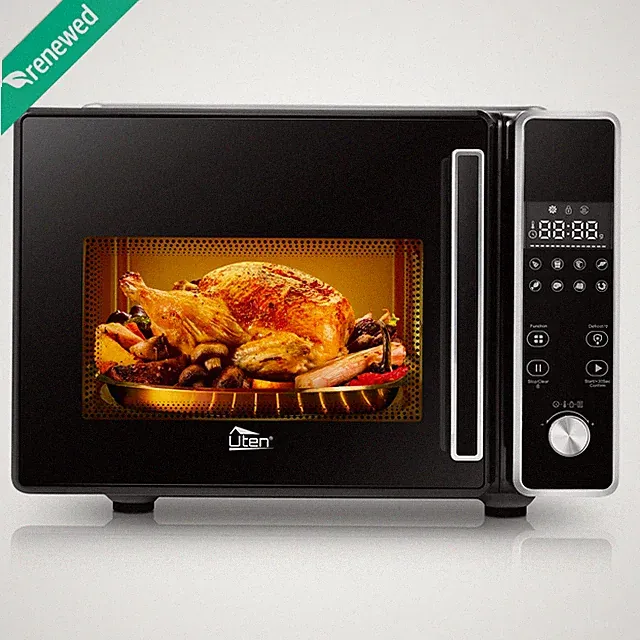 2-in-1 Microwave & Air Fryer Oven with Convection, 0.85 cu.ft Countertop