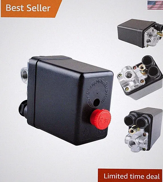 Air Compressor Switch - Efficient Automatic Control for 90-120 PSI Systems