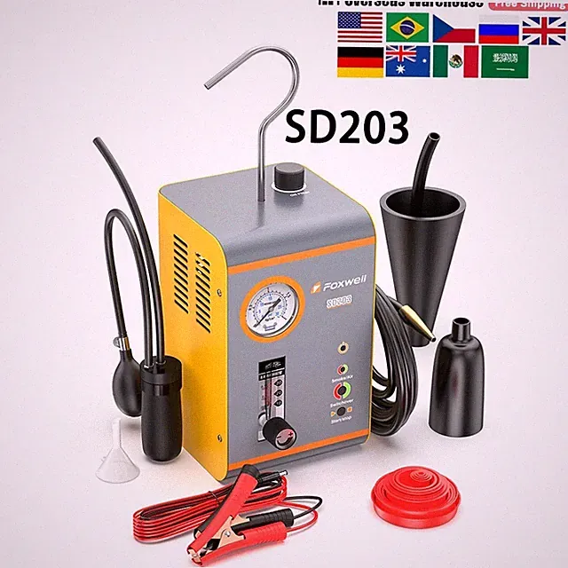Automotive Smoke Machine Built-in Air Pump EVAP Vacuum Leak Detector Diagnostic