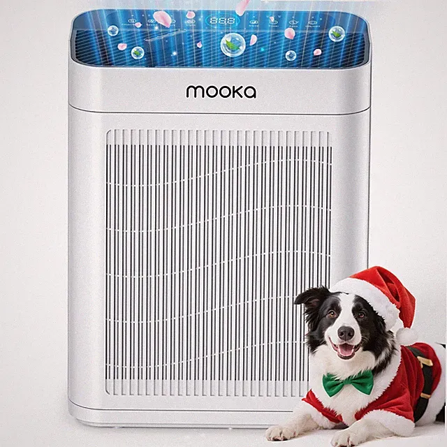 Home Air Purifier for Large Room Pet Smoke Odor Dust H13 HEPA Filter 2200Sq Ft
