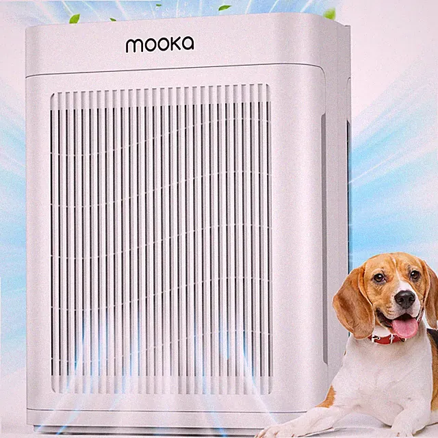 MOOKA Air Purifier for Home Large Room up to 3000 sqft² with Double-Sided Filter