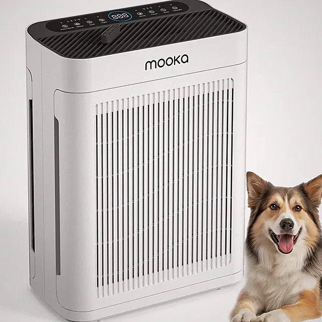 MOOKA Air Purifiers for Home Large Room up to 3000sq.ft with Washable Filter NEW