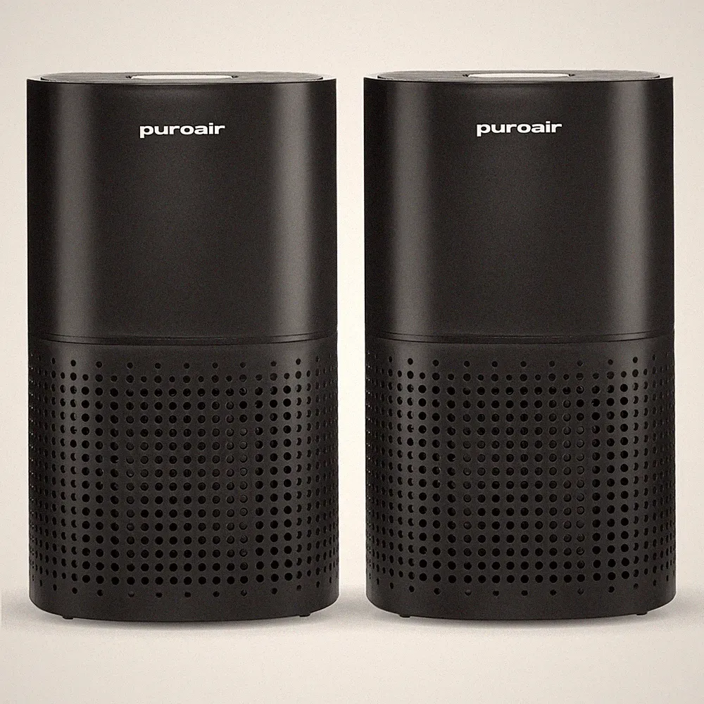 PuroAir 240 HEPA Air Purifiers for Home Large Rooms - Up To 1000 Sq Ft (2 Pack)