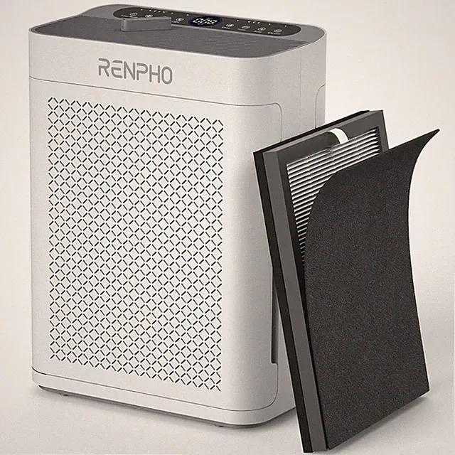 RENPHO Air Purifier HEPA Air Purifier Double Washable Filter Air Quality Sensor
